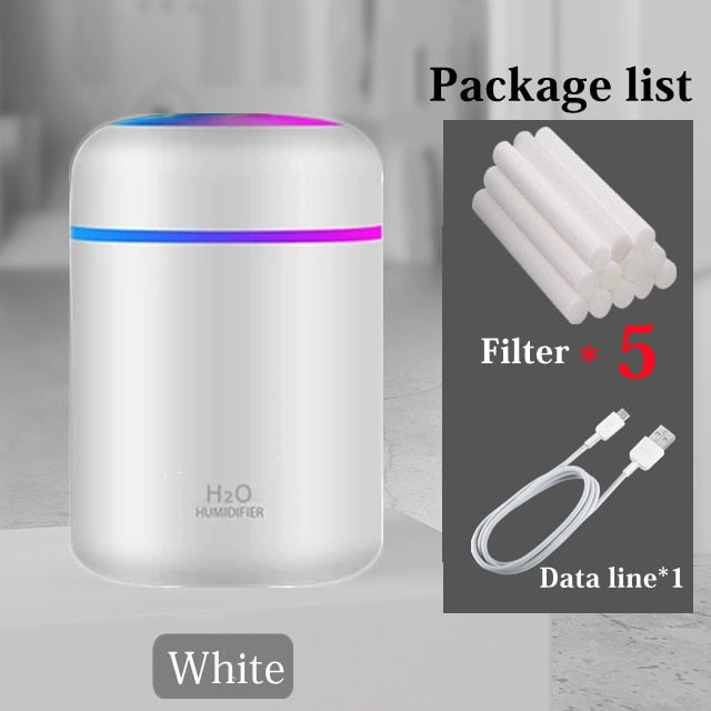 Portable Electric Air Humidifier Aroma Oil Diffuser USB Cool mist sprayer