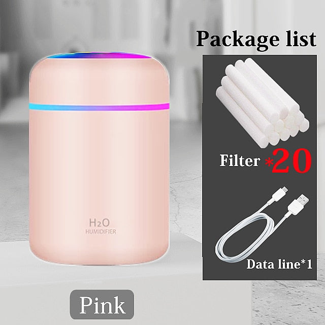 Portable Electric Air Humidifier Aroma Oil Diffuser USB Cool mist sprayer