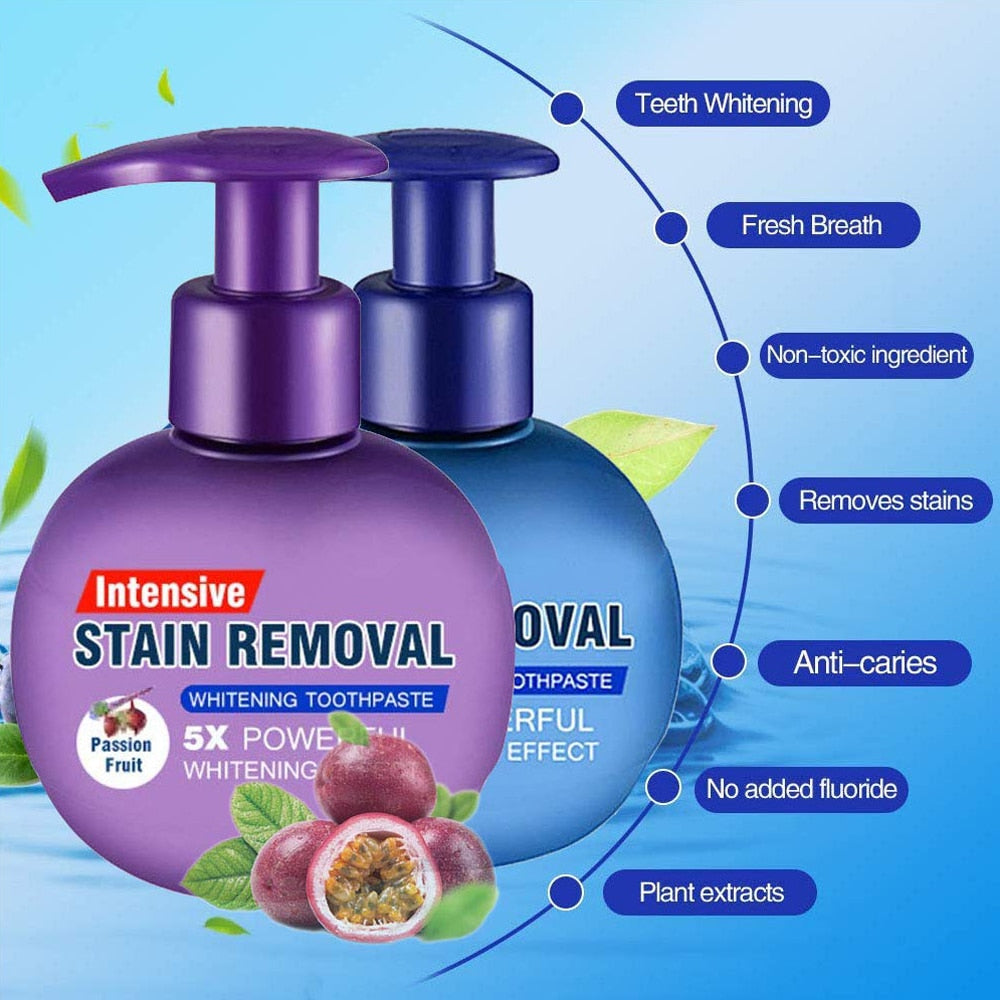 Teeth Whitening Soda Toothpaste Cleaning Stain Removal