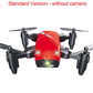 Micro Foldable RC Drone 3D Bearing Steering Wheel Remote Control Quadcopter Toys With Camera WiFi APP Control Helicopter Dron Kids Gift