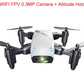 Micro Foldable RC Drone 3D Bearing Steering Wheel Remote Control Quadcopter Toys With Camera WiFi APP Control Helicopter Dron Kids Gift