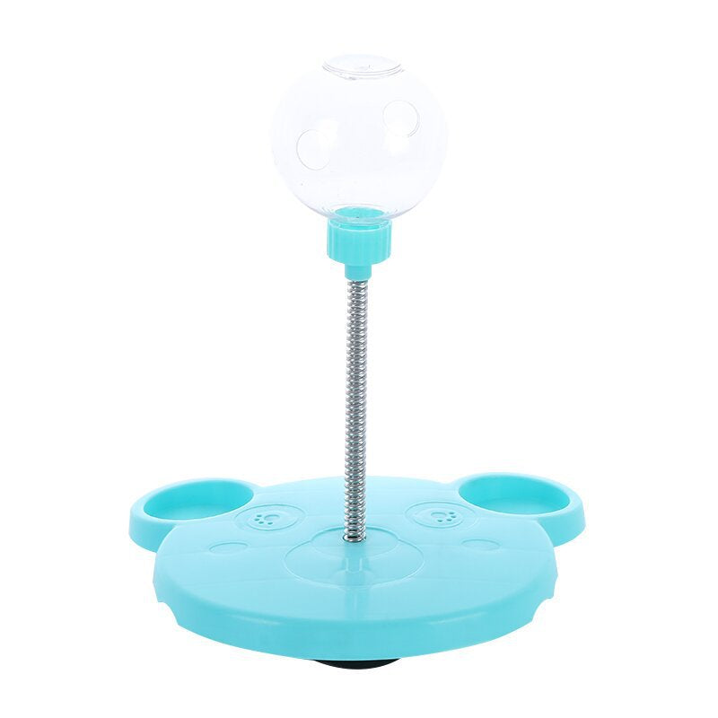 Pet Feeder  Toy Pets Leaking Food Ball Self-Playing Dispenser Bowl