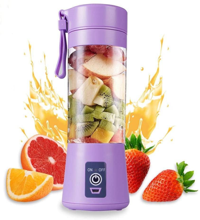 Portable Blender With USB Rechargeable Mini Kitchen Fruit Juice Mixer