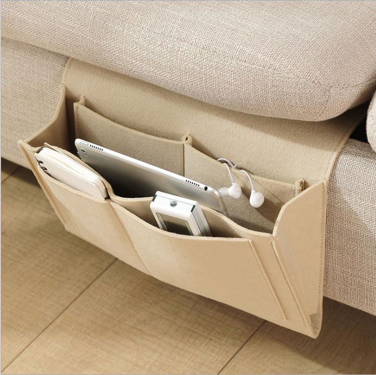 Bedside Storage Bag  Dormitory Bedside Remote Control Book Storage