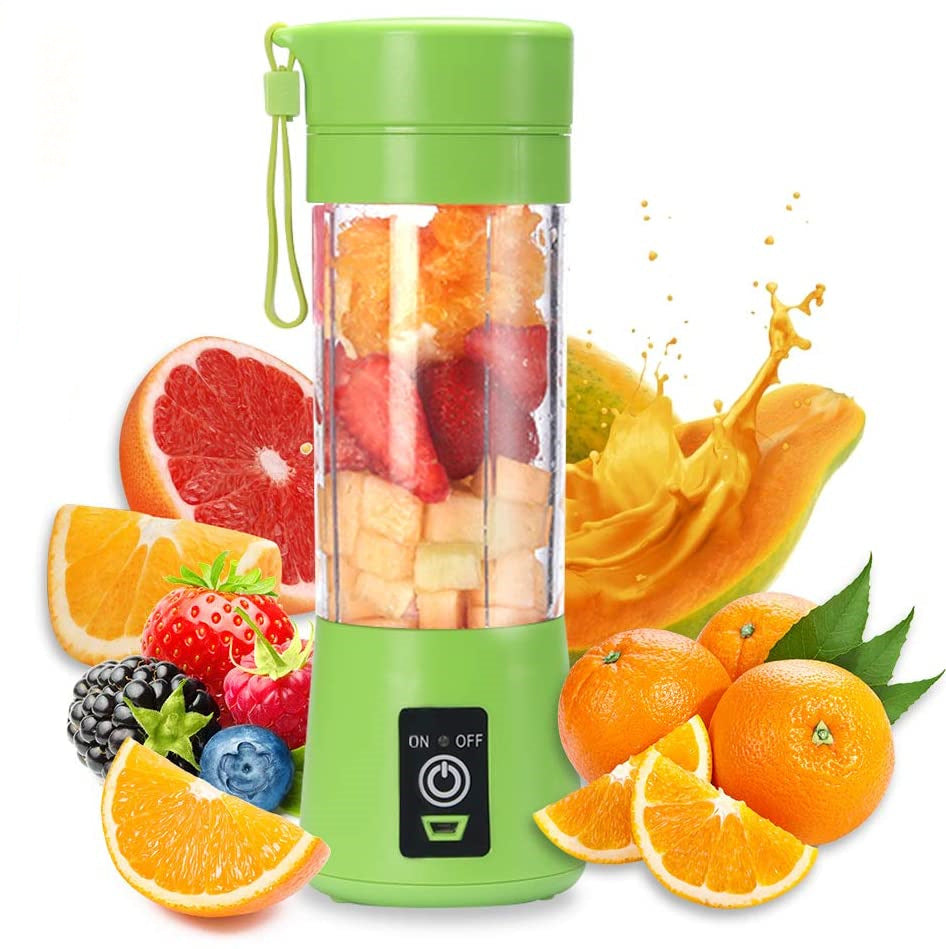 Portable Blender With USB Rechargeable Mini Kitchen Fruit Juice Mixer