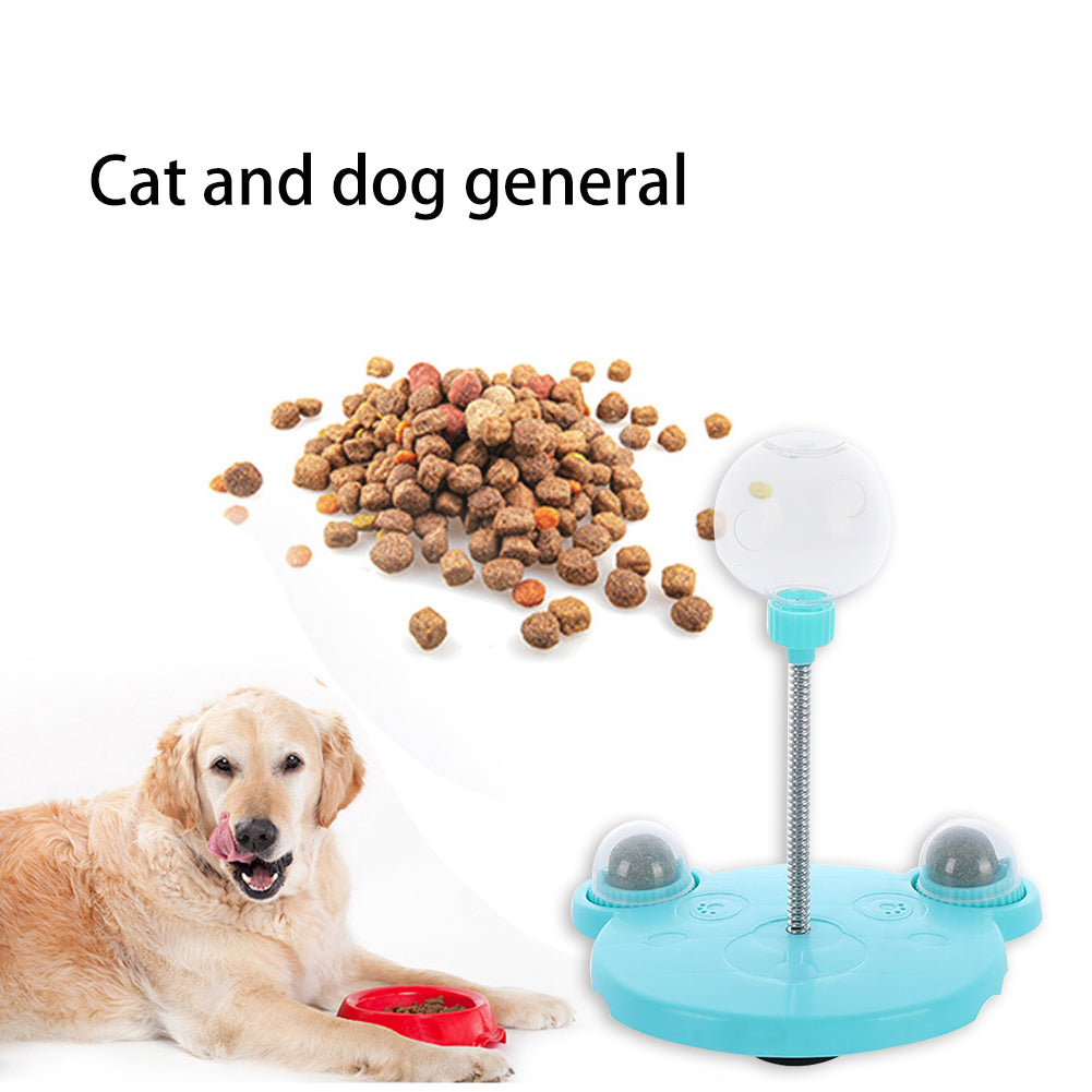 Pet Feeder  Toy Pets Leaking Food Ball Self-Playing Dispenser Bowl