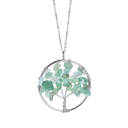 Hand Winding Tree Of Life Pendant Lucky Tree Jewelry