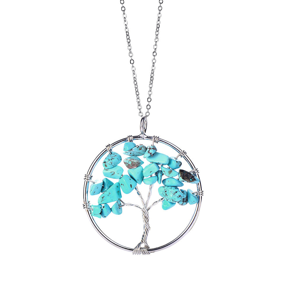 Hand Winding Tree Of Life Pendant Lucky Tree Jewelry