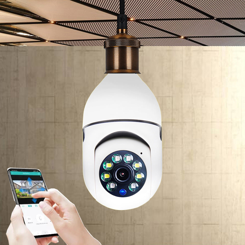 WiFi CAMERA 1080P Bulb 4X Zoom Camera 5G WiFi Alarm Monitor