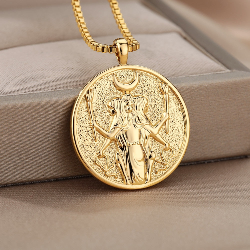 Zodiac Necklace For Women Vintage