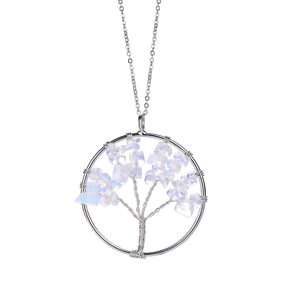 Hand Winding Tree Of Life Pendant Lucky Tree Jewelry