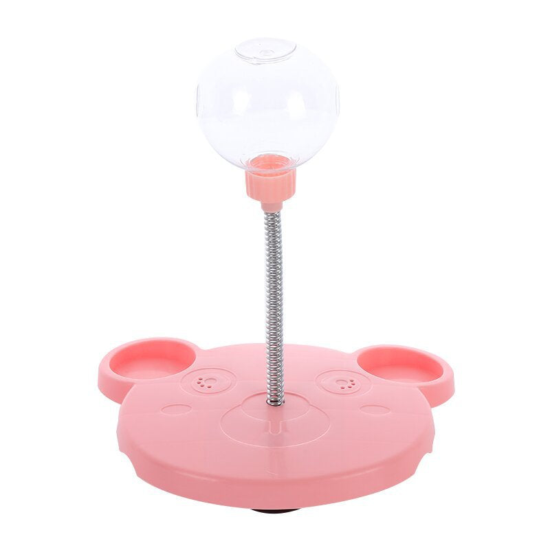 Pet Feeder  Toy Pets Leaking Food Ball Self-Playing Dispenser Bowl